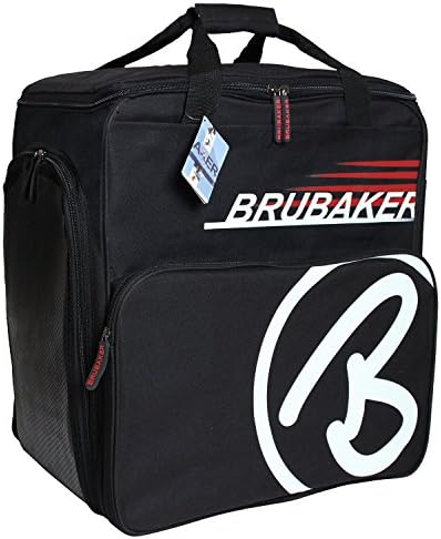 HENRY BRUBAKER Winter Sports Boot Bag SUPER CHAMPION Backpack Black Red