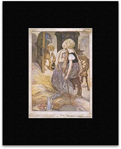 Grimms Fairy Tales Illustrations - Rumpelstilskin - The Miller's Daughter Mini Poster - 40.5x30.5cm