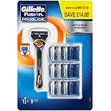 Gillette Fusion ProGlide Men’s Razor and 9 Razor Blades