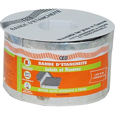 GEB 857090 Rouleau bande étanchéité 75 mm x 10 m