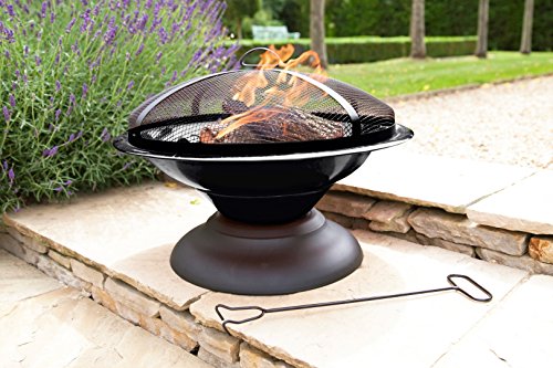 RedFire Moda enamelled firepit, schwarz, 61x61x44 cm, 85012 - 2