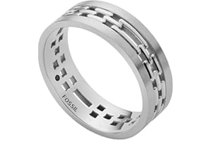 Fossil Herren-Edelstahlband Ringe