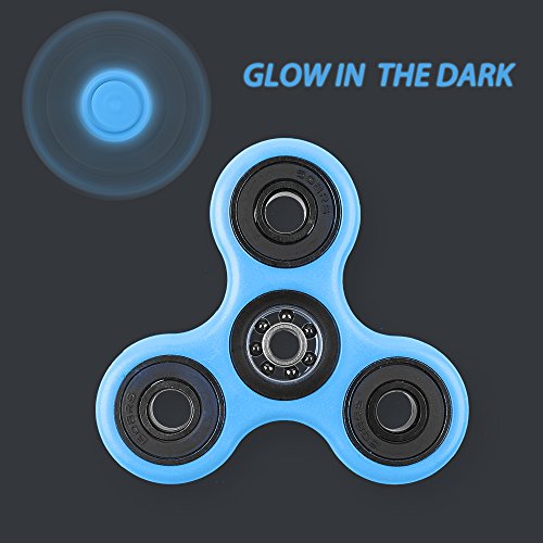 JouerNow EDC Luminous Glowing Spinner Fidgety Handhold Toy High Speed Ceramic Bearing Finger Relax Game Stress Anxity Relief Gift Perfect For Adult Kids Children Blue JouerNow EDC Luminous Glowing Spinner Fidgety Handhold Toy High Speed Ceramic Bearing Finger Relax Game Stress Anxity Relief Gift Perfect For Adult Kids Children Blue