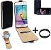Produktbild TOP SET für HTC Desire 610 360° Flipstyle Schutz Hülle Smartphone Tasche schwarz + TPU Bumper, Case Hülle Flip cover für HTC Desire 610 - K-S-Trade (TM)