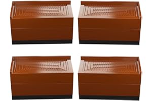 GGGGG Furniture Risers Bed Risers Square Lift Bed Feet Increase Height by 7.5cm or 15cm Adjustable Bed Risers for Table Chair Couch Sofa Dormitory 11.5x6x7.5cm