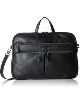 Bodenschatz Unisex-Erwachsene Business Bag Laptop Tasche, Schwarz (Black), 4 x 29 x 40 cm