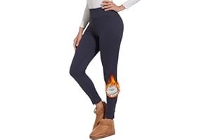 Fourindo Legging Polaire Femme Pantalon Sport Femme Hiver Taille Haute Chaud, Doux et Confortable