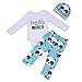 Produktbild 3/Set CUTE Baby Baumwolle Cartoon Panda Strampler + print pants + Hat (100 cm)