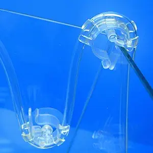 Aquarium Equip Ista CO2 Pipe Holder 2 Pieces for 4/6 mm Airline Tee Tube Tubing Valve Pump