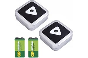 Satargo Ultrasonic Mouse and Rat Repeller, 2-Pack with Batteries, Electronic Pest Control Device