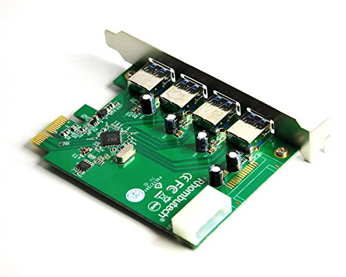 PCI Express 4 Port, USB 3.0 - 5