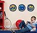 Moolecole 3X New Three-dimensional Submarine Wall Stickers Underwater Wallpaper Children's Room Decoration Stickers Living Room Bedroom Wall Stickers Waterproof Removable Wall Sticker Wall Poster