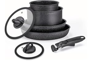 Moneta Etnea Evolution Minispace Batteria 7 pezzi, anche per induzione. 100% Made in Italy