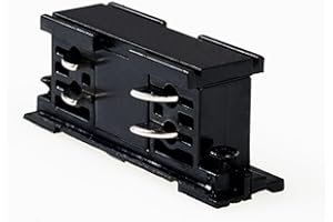 INNOVATE Connecteur linéaire pour système de rail à 3 phases | Connecteur longitudinal pour rail LED | Connecteur linéaire pour rail d'alimentation haute tension triphasé | Raccord linéaire 3 phases