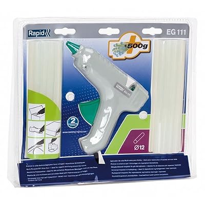 Rapid Pistolet à colle RAPID EG111 + colle 500g