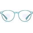 ENRICO Bluno Kids Round Zero Power Computer Blue Light Blocking Glasses | Anti Glare Blue Light Filter Glasses for Eye Protection from Laptop/Mobile Screen | Reading Glasses for Boys & Girls