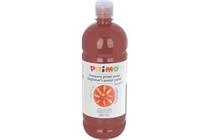 PRIMO - Tempere Lavabili per Bambini +3 Anni e Adulti da 1L, Colori per Bambini a Tempera per Dipingere di Alta Qualità, Colori per Stoffa, Vetro, Carta, Pittura Lavoretti Creativi e Hobby
