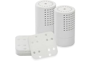PUREBURG Luftbefeuchter-Filter-Set, kompatibel mit Elechomes SH8820 SH8830 US5001 Cool & Warm Mist Ultraschall-Luftbefeuchter, 10 Mineral-Absorptionspads, Luftreinigung, 2er-Pack