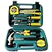 Produktbild Haushalts Werkzeug-Bausatz Haushalts Hand Werkzeuge, Werkzeugsatz, Set Inklusive – Hammer, Schraubenzieher-Set, Zangen-Spannungs Stift, Klebeband-Maß, Gebrauchsmesser