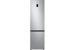Samsung EcoFlex AI RB38C672CSA/EF Frigorifero Combinato, WiFi, SpaceMax, Total No Frost, All Around Cooling, Motore Digital Inverter Garantito 20 Anni, 390 L, LxAxP: 59,5 x 203 x 65,8 cm, Silver Inox