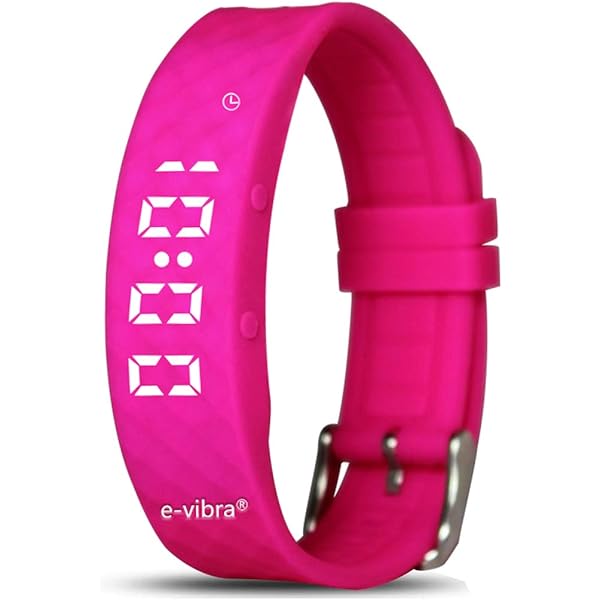 SGZIOO Trillingswekker, armband, grijs, wekker armband, vibratie met 8