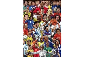 empireposter Poster de sport avec légendes de football - Dimensions : 61 x 91,5 cm, Sans cadre