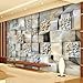 Produktbild Moderne 3D Stereo Cube Marmor Schnitzen Abstrakte Kunst Fototapete Wohnzimmer TV Sofa Hintergrund Wanddekor Vliestapete