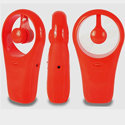 Twitfish USB Handheld Fan – Rot