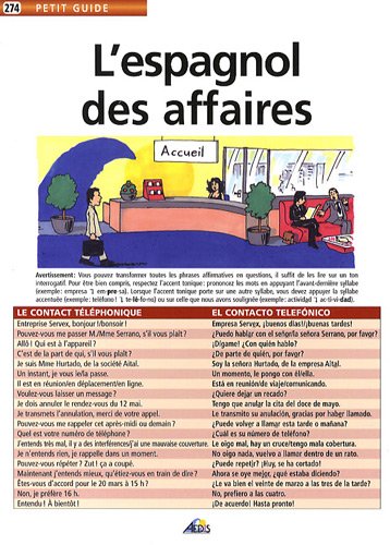 L'espagnol des affaires L'espagnol des affaires