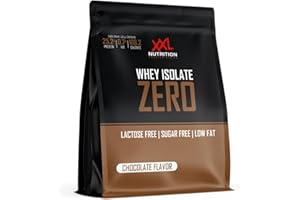 ‎XXL NUTRITION XXL Nutrition - Whey Isolate Zero - Laktosefreies Protein Pulver Isolat - 90% Eiweiss, Laktosefrei, Zuckerfrei - Chocolate - 1000 Gramm