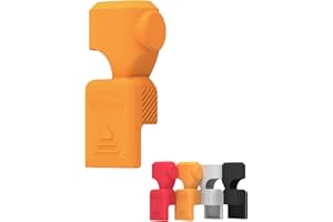 CERFFOOL Custodia protettiva per DJI Osmo Pocket 3 Anti-graffio antipolvere Gimbal Lens Screen Custodia in Silicone per Action Camera Accessori, Arancione, moderno