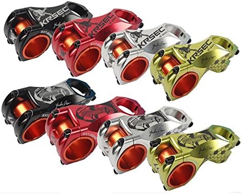 KRSEC XC500 Lightweight Aluminum (Women) -17 Degree 60mm Handlebar Stem For XC / AM Mountain Bike (Silver)