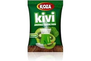 KOZA Kivi Instant Getränkepulver im Beutel 300gr | Pulver für Heiß oder Kalt Getränk | Türkischer Tee | Ice Tea Pulver | Eistee | Krümeltee | Früchtetee | Cay | Teepulver | Oralet |