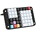 Price comparison product image Single-Hand Programmable Mechanical Keyboard,46keys Keypad with OEM Gateron Red Switch,8 Macro Keys,Side Print-White and No Print-Black Keycaps
