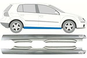 EASYPARTS Door Full Sill Repair Panels/SET OF 2 / suitable for Volkswagen Golf 5/2003-2009/5 Door/Hatchback/Estate/Unpainted steel/For both sides of the car/Get rid of rust in your car!
