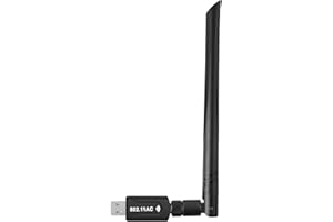 FILOWA Adapter USB WiFi 1300 Mb/s Realtek RTL8812BU antena 5dBi AC1300 dwuzakresowy 5,8 GHz 2,4 GHz WiFi Dongle 802.11 a b g n ac do laptopa komputera stacjonarnego USB 3.0 karta sieciowa obsługa Windows