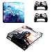 Produktbild THTB Playstation 4 Slim + 2 Controller Aufkleber Schutzfolien Set - Battlefield 5 (1) /PS4 S