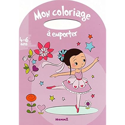 Mon coloriage à emporter : 4-6 ans fille Mon coloriage à emporter : 4-6 ans fille