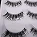 Bomien Natural Look Fake Eye Lash False Eyelashes Extension Makeup 5 Pairs