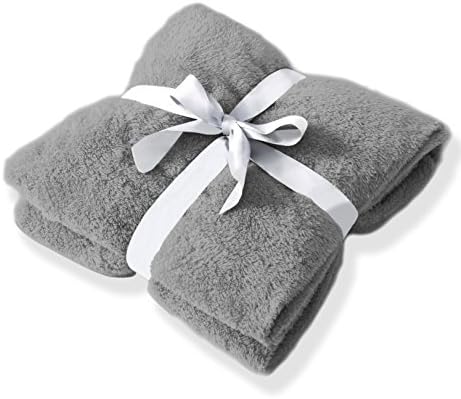Papa Jones Ltd Fleece Blanket Teddy Bear Throws for Sofa Bed Luxury Soft Light And Warm Available Medium 100 x 150cm, Large 150 x 200cm, Extra large 200 x 240cm By (Silver Grey, Large 150 x 200cm)