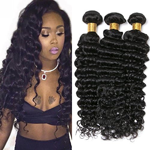 Silkylong Peruvian Deep Wave 3 Bundles 16 18 20 inch Virgin Hair Natural Colour Wholesale 6a Unprocessed Virgin Hair