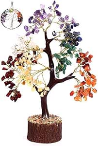 MAIBAOTA Albero Dei 7 Chakra In Cristallo: Decorazione Feng Shui Per Meditazione, Energia Positiva, 20 Cm - 4