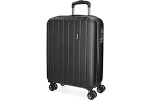 MOVOM Wood, Maleta de Cabina, Equipaje, Interior con Dos Compartimentos, Fabricada en ABS Material Resistente y Ligero, 4 Ruedas giratoriasCierre de combinación Lateral, De Joumma Bags