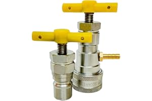 PT SQUARED TRADING CO. 3/8" 7241-B The Original Hydraulic Quick Coupling Pressure Decompression Relief Release Tool 3/8" 7241-B Size Fits Models of Kubota, John Deere, other Compact Tractors