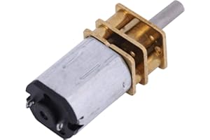 AKOZON Moteur à engrenages avec réducteur de vitesse N20 DC3V 6V 12V 50-2000RPM avec boîte de vitesses en métal dc motor 5v