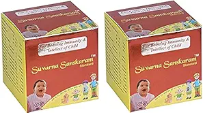 SN Herbals Ayurvedic Suvarnaprashan Herbal Immunity & appetite Booster herbs for Kids & Children medicine in Avaleha Form 15gm (?????????? ??? Suvarnasanskaram/ swarnaprashan)(Pack of 2)