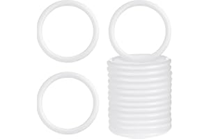 SUPVOX 30pcs Anelli Dreamcatcher Macrame Anelli Cerchi in plastica per Fai da Te Forniture acchiappasogni Sogno (6 cm)