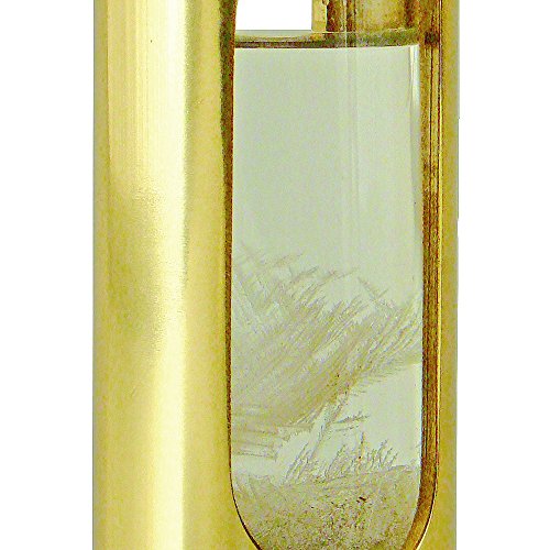 Sturmglas Barometer, Messing poliert, Sturmglas mit Wandhalterung, E.S.Soerensen - 2