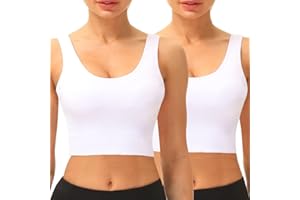 SIMIYA Women Seamless Sports Bra Wireless Compression Bra Without Pading Comfort Yoga Crop Tops Vest for Running Sports Fitness