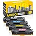 Produktbild Amstech Kompatibel für 201X 201A für HP Laserjet Pro MFP M277 M252, 4 Pack, Schwarz Cyan Magenta Gelb